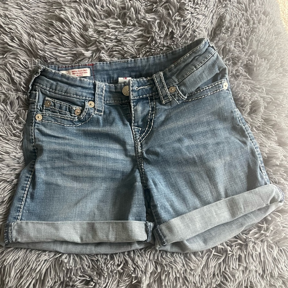 True Religion Denim Shorts size 26
